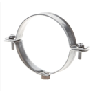 Walraven universele RVS beugel voor kunststofbuis 90mm met M8 (206777)