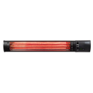 Eurom elektrische terrasverwarming 2500W met afstandsbediening IP65 - zwart (334449)