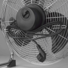 Eurom metalen tafelventilator 3 standen 55cm (385700)