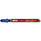 MPS decoupeer zaagblad HM metaal Profi Metall Line lengte 90mm TPI 11/13 - blister van 5 stuks (31139-5)