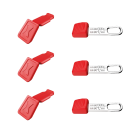KNIPEX TetheredTool en ColorCode clips rood – 3 stuks (00 63 06 TCR)