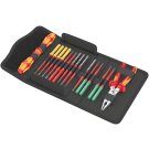 Wera schroevendraaierset met verwisselbare klingen Kraftform Kompakt VDE extra slim 17-delig (05006612001)