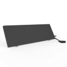 ETHERMA infrarood bureauverwarming 90W met timer - zwart (46379)