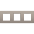 Niko afdekplaat 3-voudig 71mm centerafstand - Intense Bronze  (134-76700)