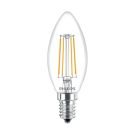 Philips LED lamp filament kaars E14 220-240V 4W 470lm extra warm 2700K (929001258002)