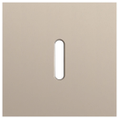 Niko Rocker afdekplaat enkelvoudig - Steel Champagne Coated