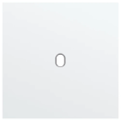 Niko Toggle afdekplaat enkelvoudig - Steel White Coated (154-57101)