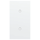 Niko Toggle afdekplaat tweevoudig verticaal 71mm - Steel White Coated (154-57851)