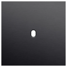 Niko Toggle afdekplaat enkelvoudig - Alu Black Brushed (224-57101)