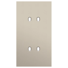 Niko Toggle afdekplaat tweevoudig verticaal 71mm - Steel Champagne Coated (166-57852)