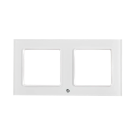 Shelly afdekraam 2-voudig - wit (S-WF2W)