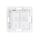 Shelly Wall Switch 4 - schakelaar (pulsdrukker) 4-voudig voor Shelly actoren - wit (S-WS4W)