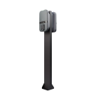 Peblar montagepaal dubbel 144,7x16,7x16cm (6004-2303-9700)
