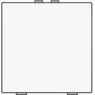 Niko bedieningstoets 1-voudig - Home Control wit (101-51001)