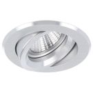 Yphix inbouwspot rond kantelbaar aluminium GU10 zaagmaat Ø70mm - diameter 82mm met bladveren (50114470)