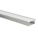 Yphix LED strip profiel Marconia aluminium breed met melkwitte afdekkap - 1 meter (50289460)