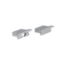 Yphix eind kapjes voor ledstrip profiel Matera laag - grijs (50289992)