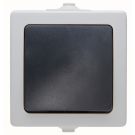 Kopp NAUTIC wisselschakelaar spatwaterdicht IP44  1-voudig grijs (565656001)