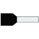 KLEMKO adereindhuls geïsoleerd 25mm2 hulslengte 16mm zwart - per 50 stuks (720110)