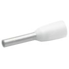 Klauke adereindhuls geïsoleerd 0.50mm2 hulslengte 10mm wit - per 100 stuks (46910)