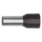 Klauke adereindhuls geïsoleerd 6 mm2 hulslengte 12mm zwart - per 100 stuks (175S)