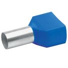Klauke twin adereindhuls geïsoleerd 16mm2 hulslengte 14mm blauw - per 100 stuks (87714)