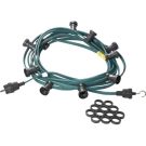 Aansluitklare prikkabel 20 fittingen 2x1.5 mm2 10 m groen
