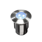 Garden Lights Alpha Blue grondspot overrijdbaar rond Ø42x46mm IP67 - RVS (4059601)