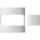 Gira centraalplaat standaard-opzetstuk automatic-schakelaar met opsteekstrook - systeem 55 zuiver wit mat (147027)