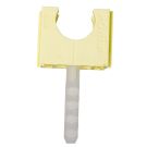 PIPELIFE klemblok met plug PVC 16mm - crème per 100 stuks (1196900830)