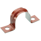 JMV zadel hele beugel 25mm gemenied staal rood (100004)