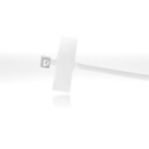 WKK colsonband 2.5x200mm met markeerlabel (25.4x8.0mm) transparant - per 100 stuks (112122971)