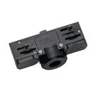 SLV 3-fase spanningsrail adapter zwart (145990)