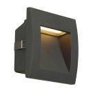 SLV LED downunder S 1.7W 25lm warm wit 3000K IP55 antr
