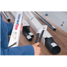 HellermannTyton krimpkous met lijm 1 middelwandig 40/12mm zwart 1 meter (323-50400)