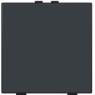 Niko bedieningstoets 1-voudig - Home Control antraciet (122-51001)