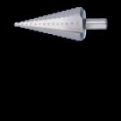 Labor stappenboor ø4-30x95mm HSS-Geslepen 14 boortrappen (AZ004030)