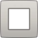 Niko enkelvoudige afdekplaat - Original Light Grey (102-76100)
