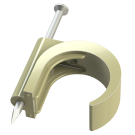 JMV flexbuis nagelklem 16-20mm - crème per 100 stuks (300609)