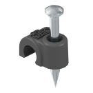 OBO nagelklem 9mm - zwart per 100 stuks (2009 25 SW)