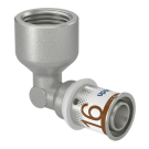 Uponor kniekoppeling 90° binnendraad x pers 1/2