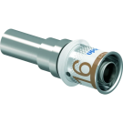 Uponor rechte pers verlengd x knel 16mm x 12mm (1070706)
