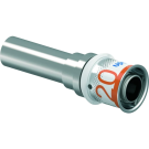 Uponor rechte pers verlengd x knel 20mm x 15mm (1070707)