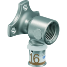 Uponor muurplaat binnendraad met knel 1/2