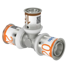 Uponor t-koppeling verloop pers 20mm x 16mm x 20mm (1070568)