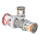 Uponor t-koppeling verloop pers 25mm x 16mm x 20mm (1070573)
