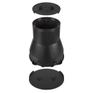 SLV DASAR L montagebehuizing Ø281x281mm zwart (1007245)