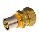 VSH rechte koppeling pers x knel 20mm x 22mm (3823424)