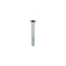 Hoenderdaal zeskantbout M6x60mm SW-10 verzinkt DIN931 klasse 8.8 deeldraad - 200 stuks (1740.11.50001)
