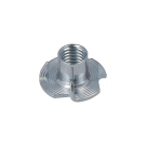 Hoenderdaal inslagmoer M6x9mm verzinkt - 250 stuks  (3560.01.00601)